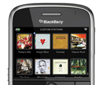Slacker Portable Radio on BlackBerry