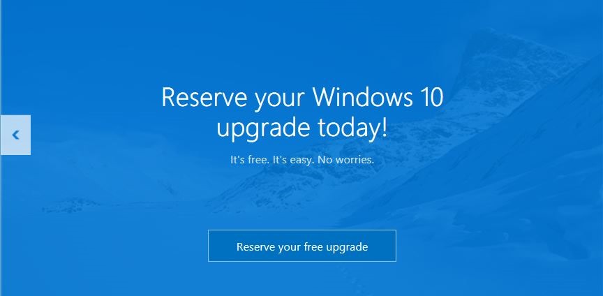 Reserve your free Windows 10 upgrade today!