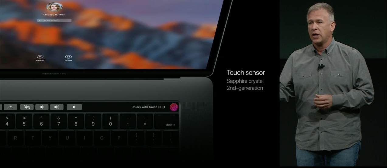 Touch ID on MacBook Pro