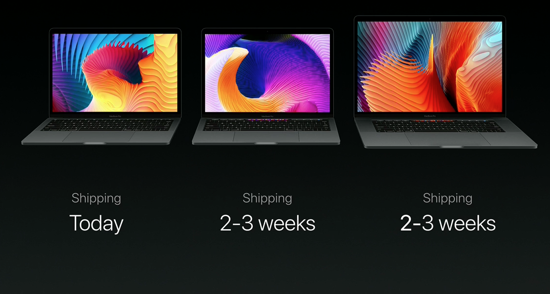 Apple MacBook lineup 2016