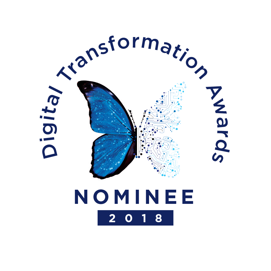 Digital Transformation Awards 2018 - nominee badge